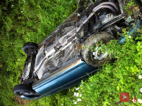 Opel dachował w Owieczce