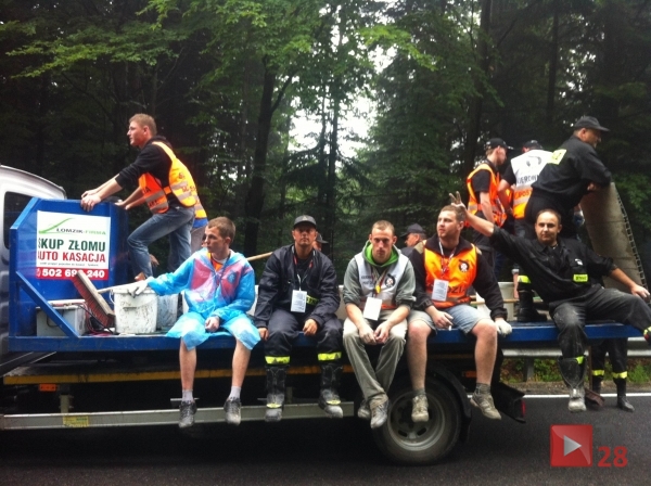 Wasze foto i filmiki z wyścigu pod Ostrą – "o plama co za pech"