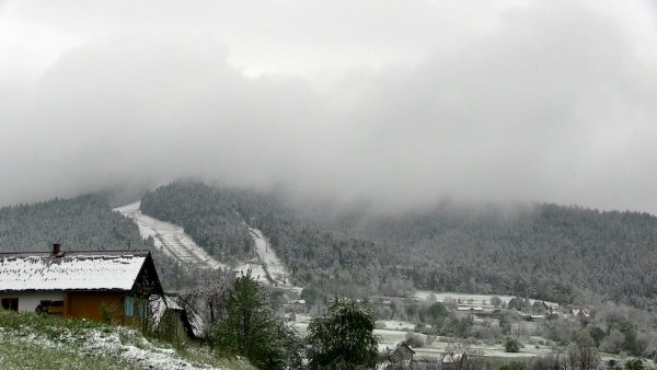 Śnieg w maju, czyli wtorek z Pankracym. Zimni ogrodnicy przynieśli nam załamanie pogody