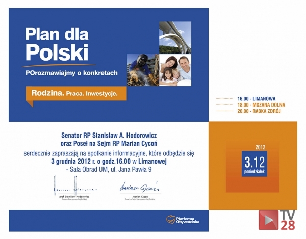 Limanowa, Mszana Dolna, Rabka. Marian Cycoń i Stanisław Hodorowicz o inwestycjach