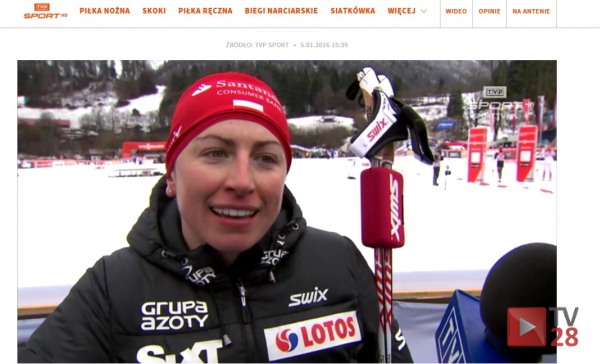 Justyna Kowalczyk dla TVP Sport: Są trzy tory. Nie wyjdziesz dobrze, to jesteś w du..ie