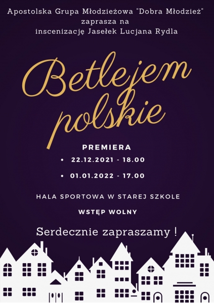 „Dobra Młodzież” zaprasza na inscenizację jasełek Lucjana Rydla