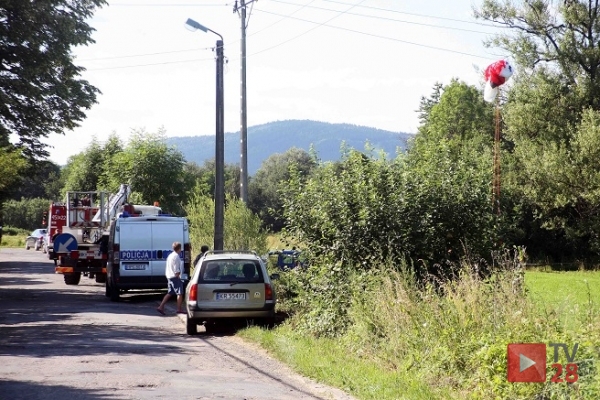 Mszana Dolna. Paralotniarz z Krakowa zapalił się w powietrzu (FOTO)