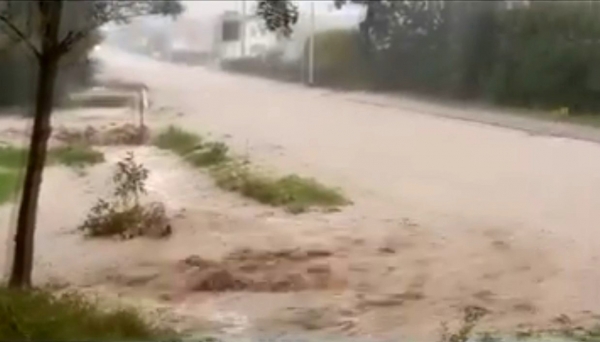 Oberwanie chmury nad Zbludzą. Powtórzyła się sytuacja pogodowa z niedzieli