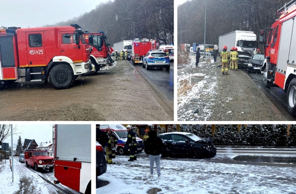 Liczne zdarzenia na drogach regionu. Deszczowa pogoda sprzyja kolizjom