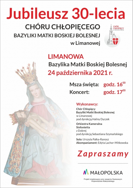 30-lecie Chóru Chłopięcego Bazyliki Matki Boskiej Bolesnej