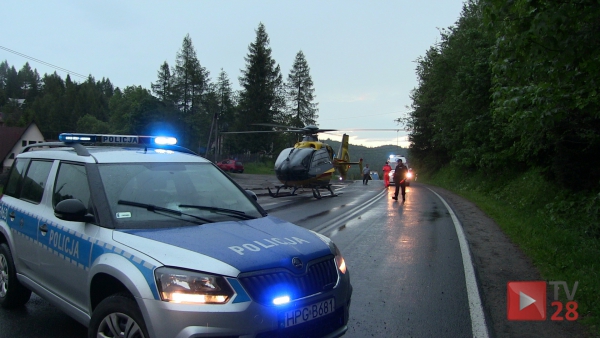 Lubomierz. 60-latek spadł ze stropu na betonową podłogę