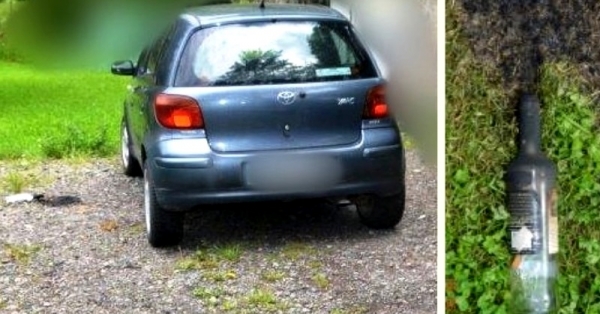 Koktajlem Mołotowa w Toyotę. Fun czy premedytacja. "Zamach" się nie powiódł