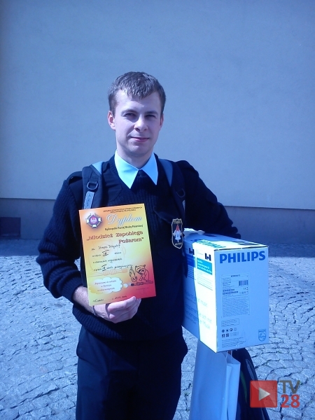 Młody strażak z Tymbarku w czołówce ogólnopolskiego turnieju