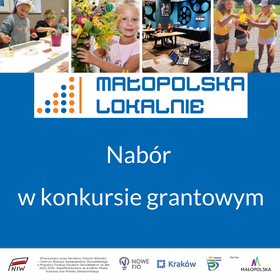 Spotkanie informacyjne dotyczące konkursu grantowego Małopolska Lokalnie 2021