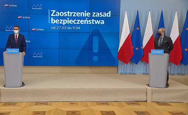 Od 27 marca zamknięte będą m.in. przedszkola i salony fryzjerskie, a w sklepach i kościołach będą obowiązywać nowe limity osób. Rząd zaostrzył zasady bezpieczeństwa