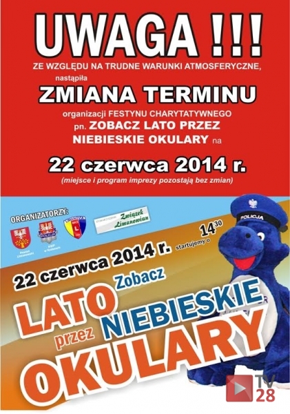 Zmiana terminu festynu charytatywnego