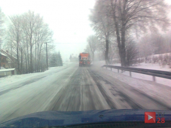 Region. Trudne warunki na drogach