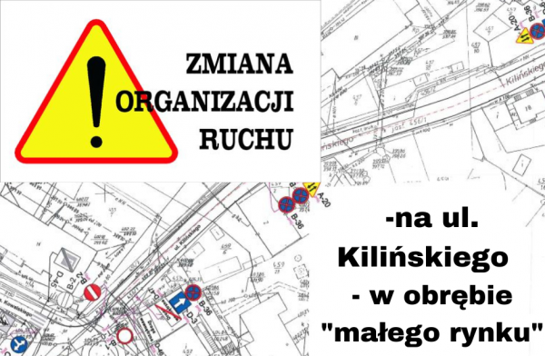 Zmiana organizacji ruchu na ul. Kilińskiego i w obrębie „małego rynku” w Limanowej
