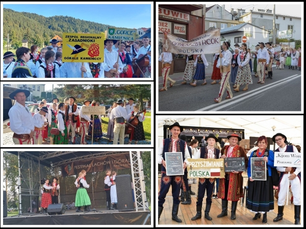 Zespoły regionalne z powiatu limanowskiego nagrodzone podczas Festiwalu Lachów i Górali w Piwnicznej-Zdroju