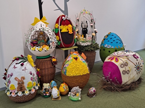 Grupy przedszkolne zostały nagrodzone za pomysłowe pisanki