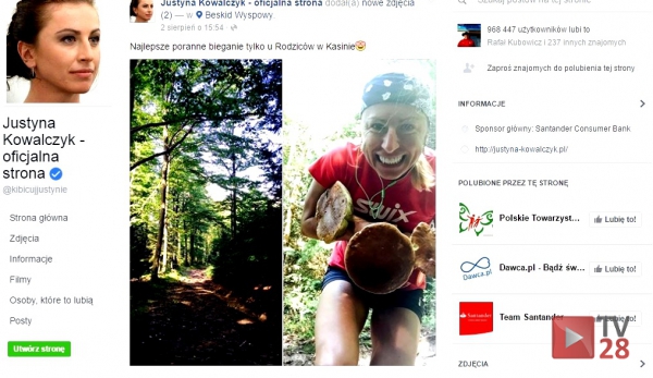 Justyna Kowalczyk pochwaliła się prawdziwkami z Beskidu Wyspowego