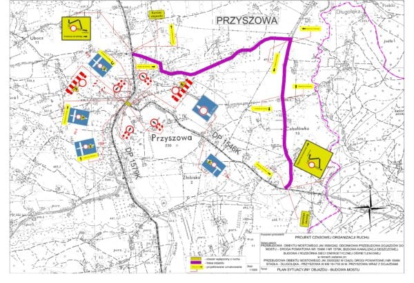 Rozpoczyna się remont drogi powiatowej nr 1546K. Kierowcy muszą liczyć się z utrudnieniami. Konieczne będzie korzystanie z objazdu