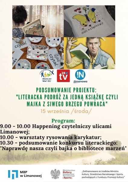 Kończy się literacka podróż. W środę odbędzie się podsumowanie projektu realizowanego przez Miejską Bibliotekę Publiczną