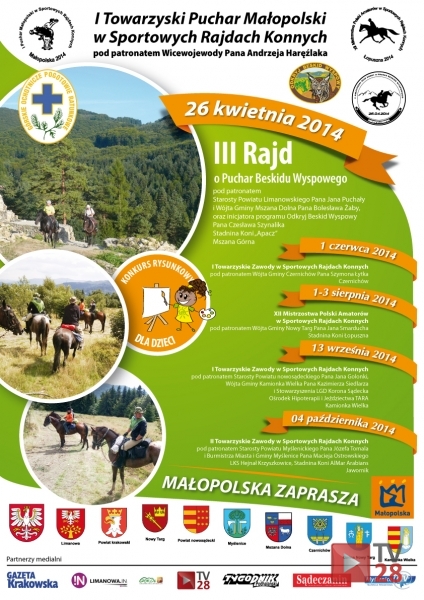 I Towarzyski Puchar Małopolski w sportowych rajdach konnych