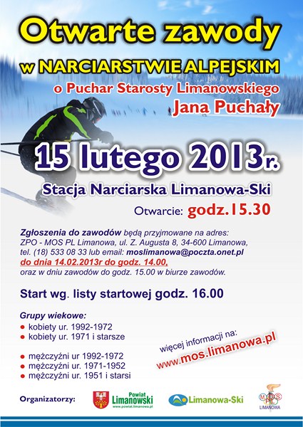 Otwarte zawody w narciarstwie alpejskim o puchar starosty