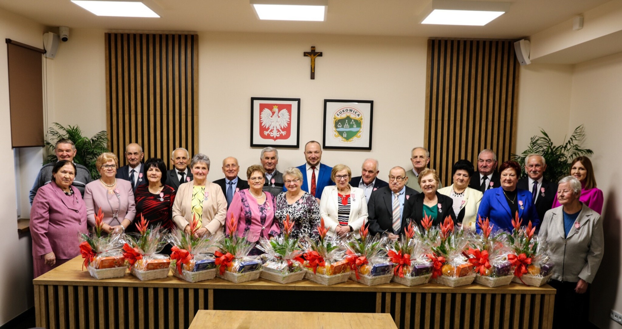 15 par małżeńskich z gminy Łukowica świętowało Złote Gody