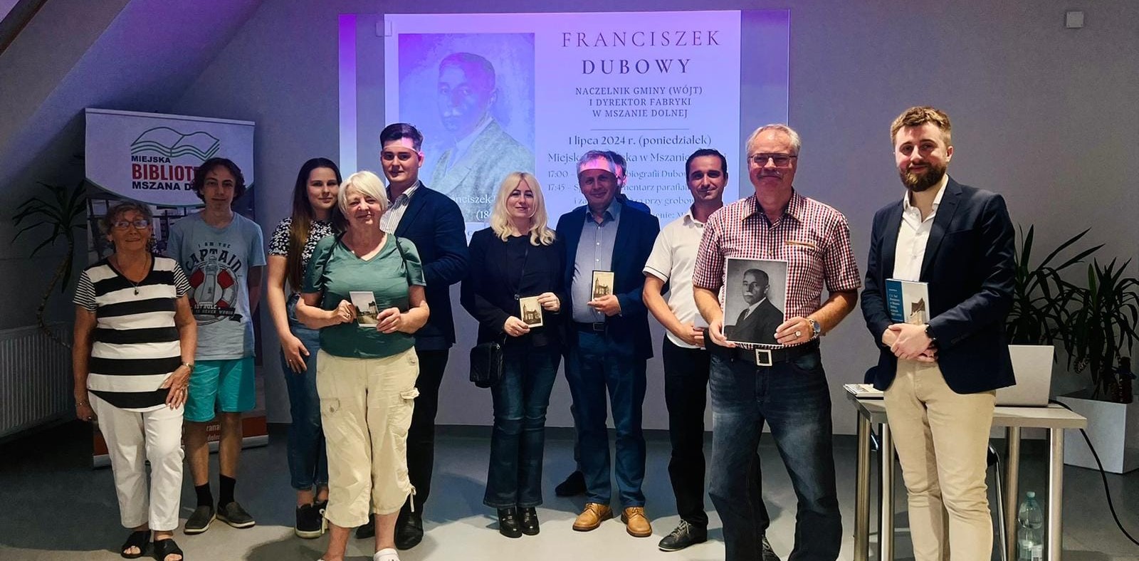 Michał Wójcik przypomniał zasługi Franciszka Dubowego dla Mszany Dolnej