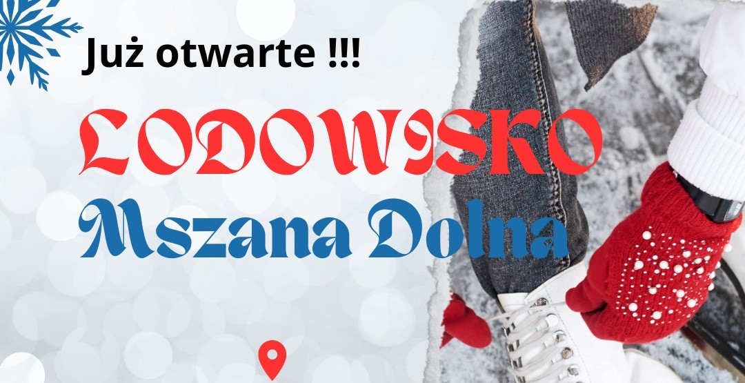 Lodowisko w Mszanie Dolnej już otwarte