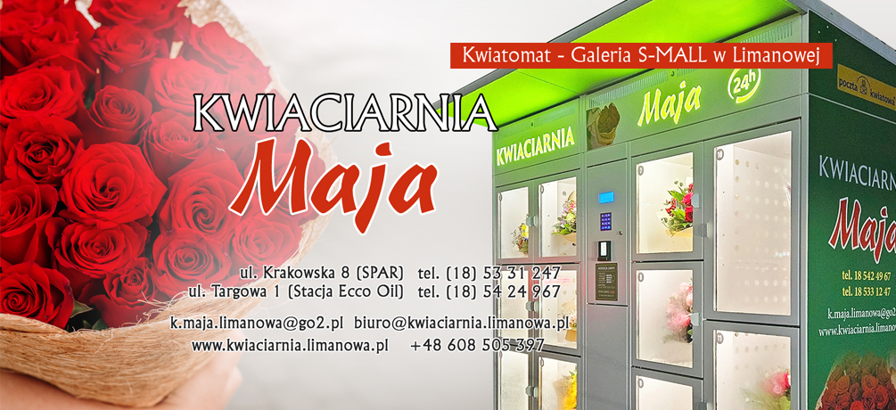 Kwiatomat 24H przy Galerii S-Mall – Kwiaciarnia Maja
