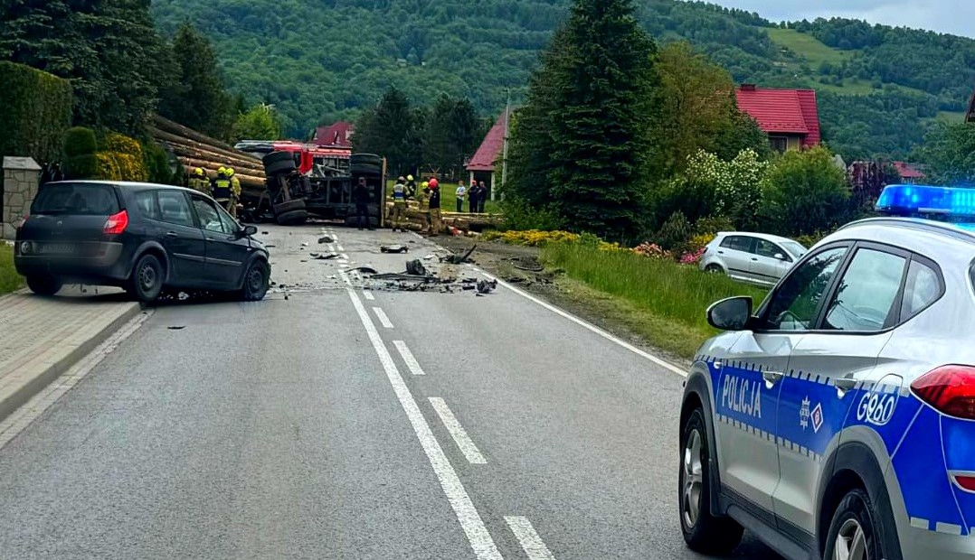 Laskowa. 60-latek za spowodowanie kolizji odpowie przed sądem