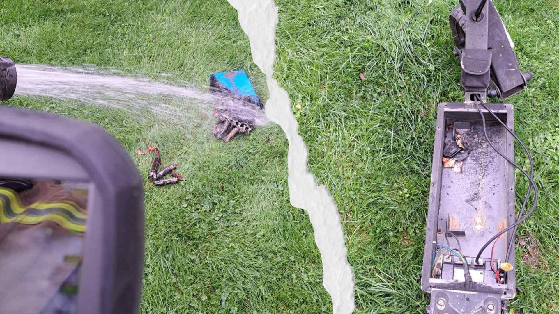 Pasierbiec. Eksplozja baterii w hulajnodze elektrycznej