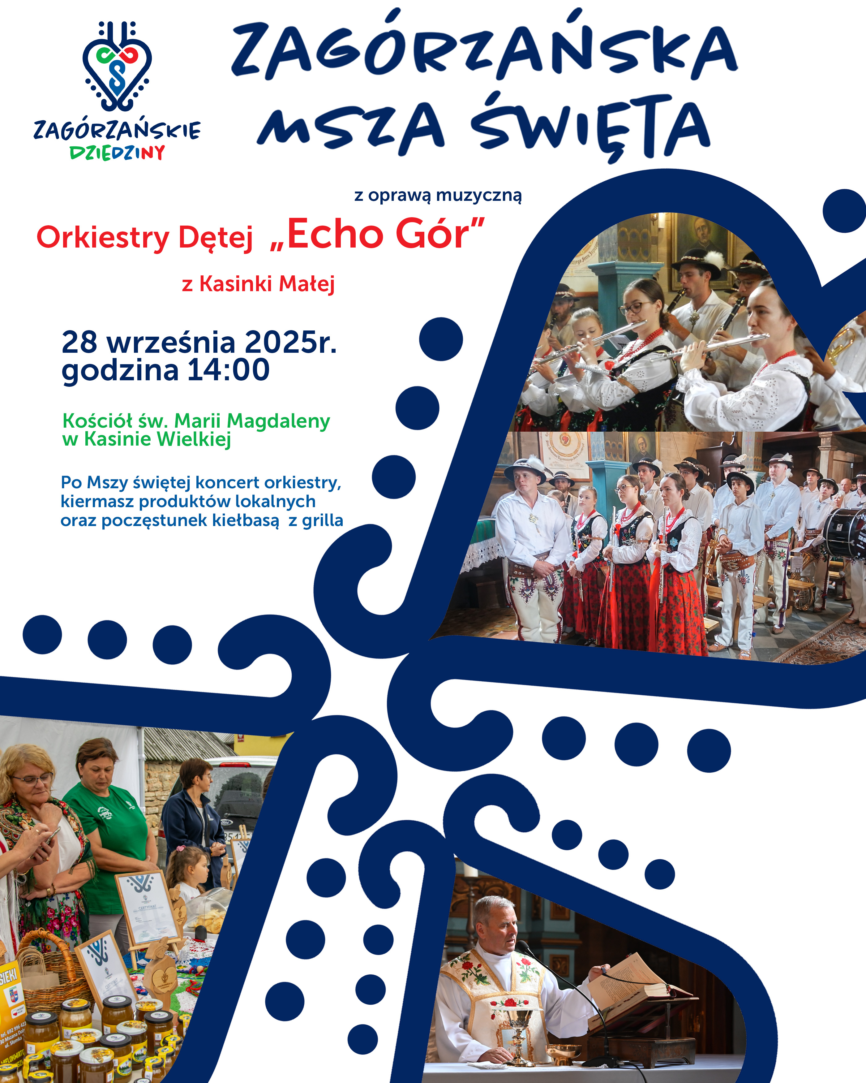 Zagórzańska msza św. z orkiestrą „Echo Gór”