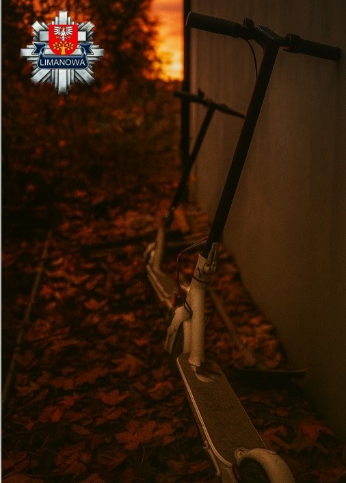 Sprawcy kradzieży hulajnóg elektrycznych w rękach policji