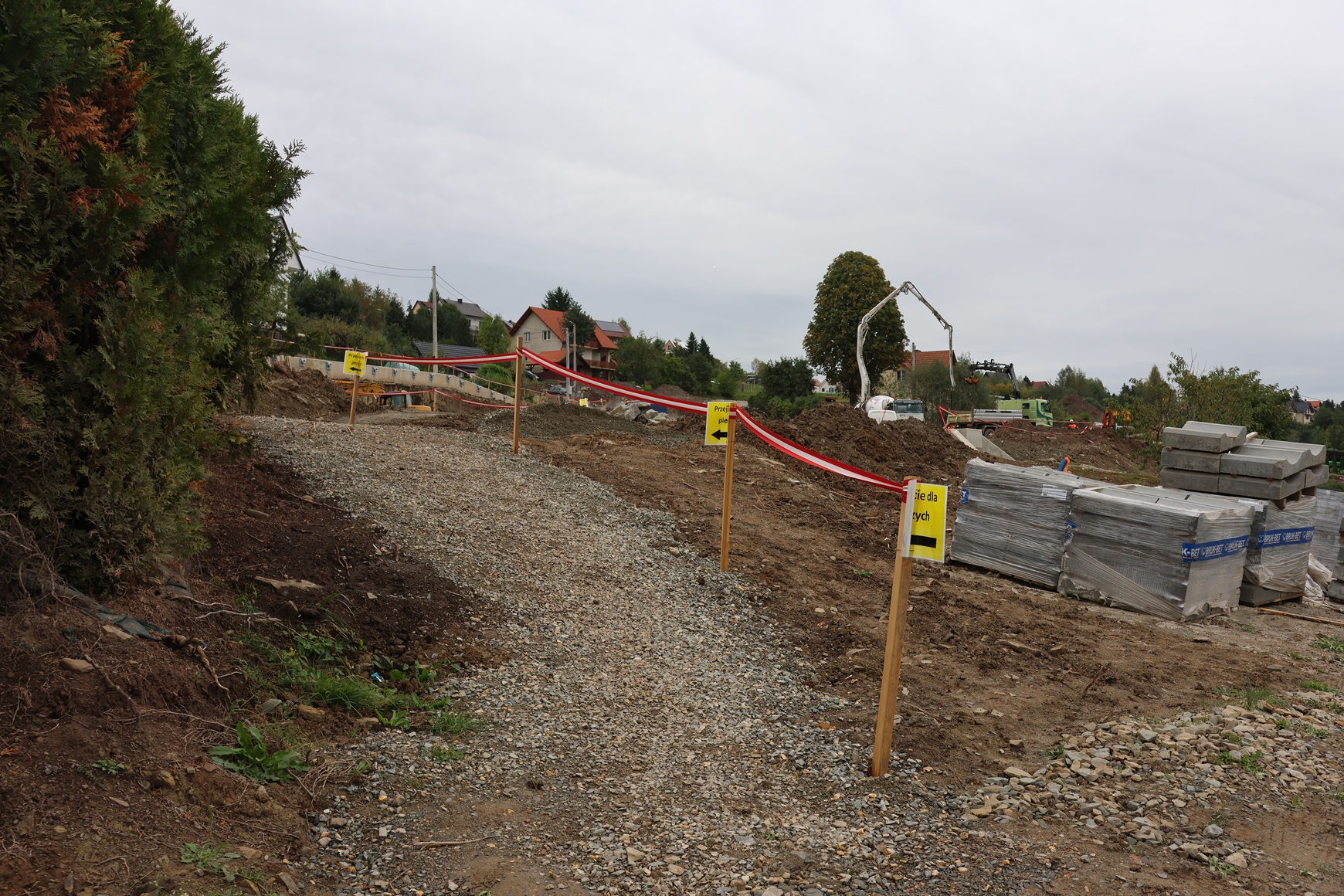 Limanowa. Przez tydzień przejście dla pieszych od ul. Leśnej do ulicy Armii Krajowej będzie niemożliwe