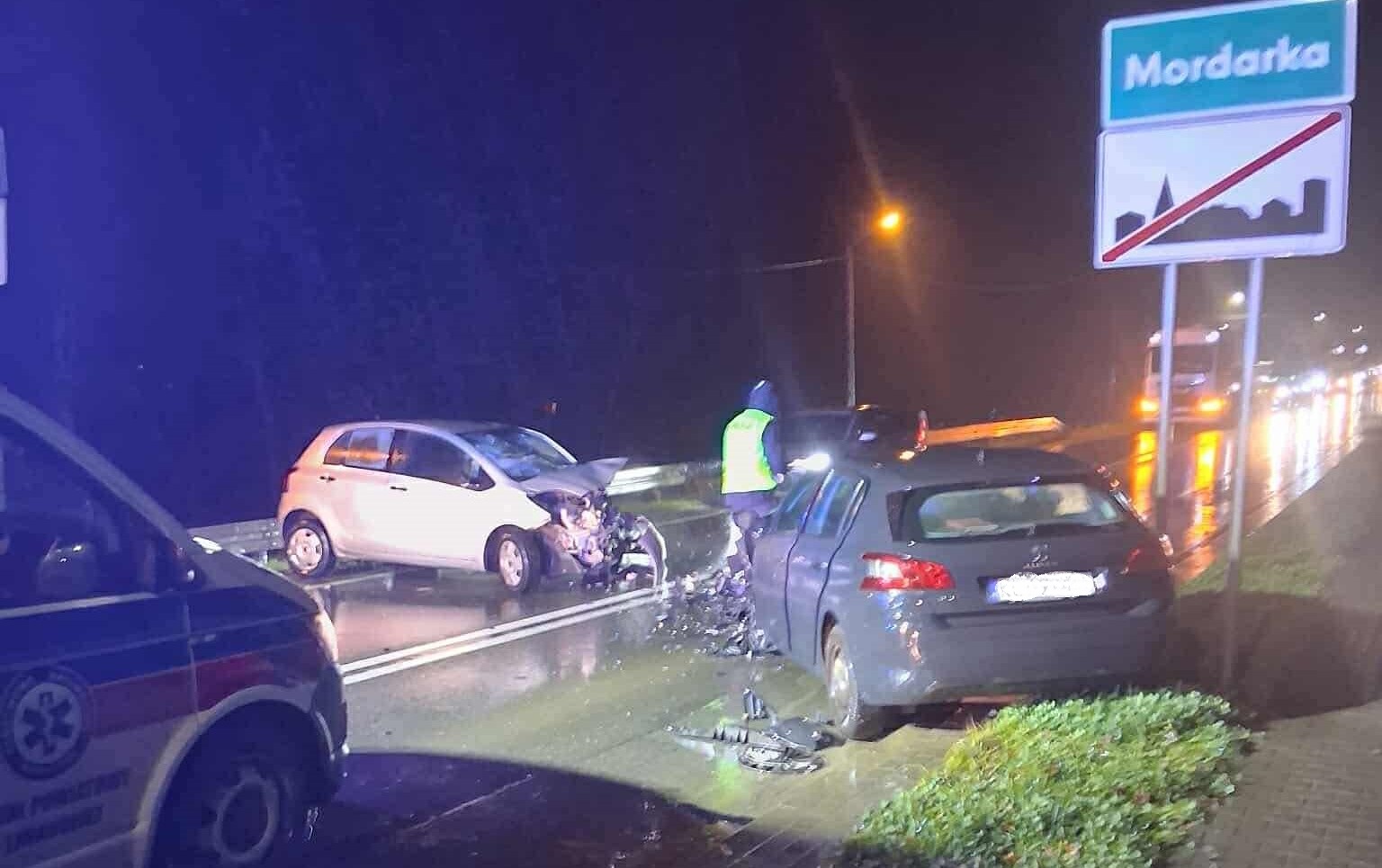 Mordarka/Limanowa. Stłuczka samochodów na „krajówce”