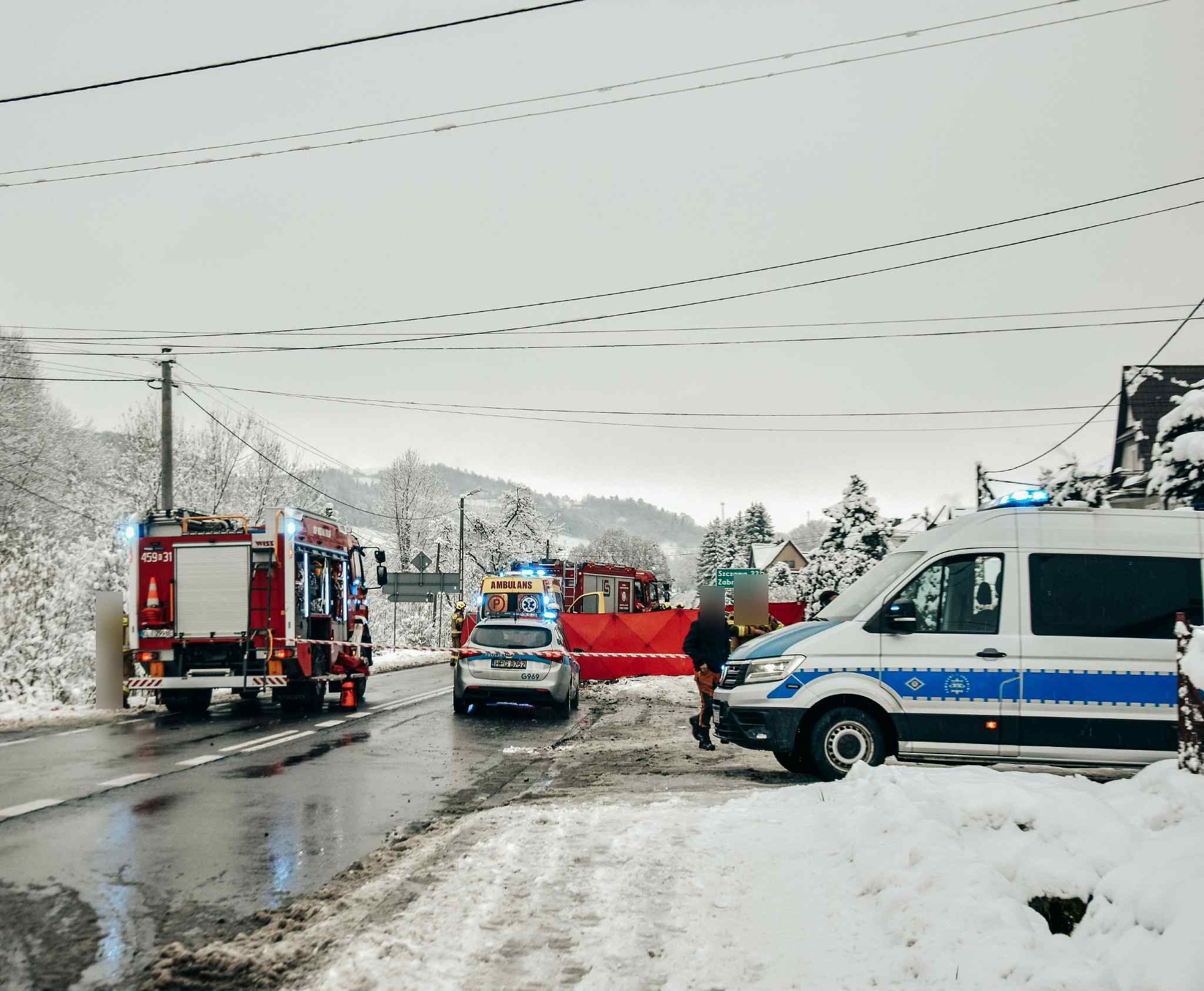 Tragiczny wypadek w Mszanie Górnej. Nie żyje 65-letnia kobieta