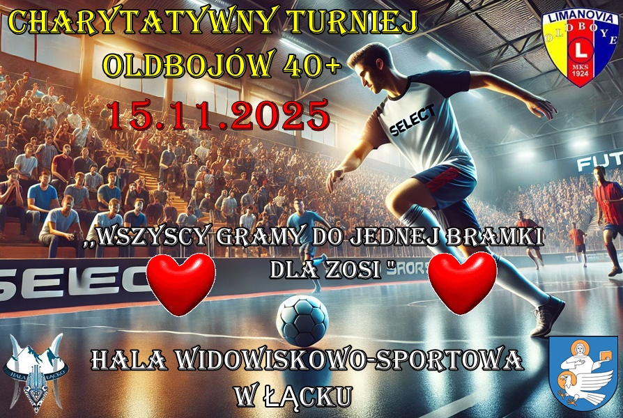 15 listopada odbędzie się charytatywny turniej oldbojów