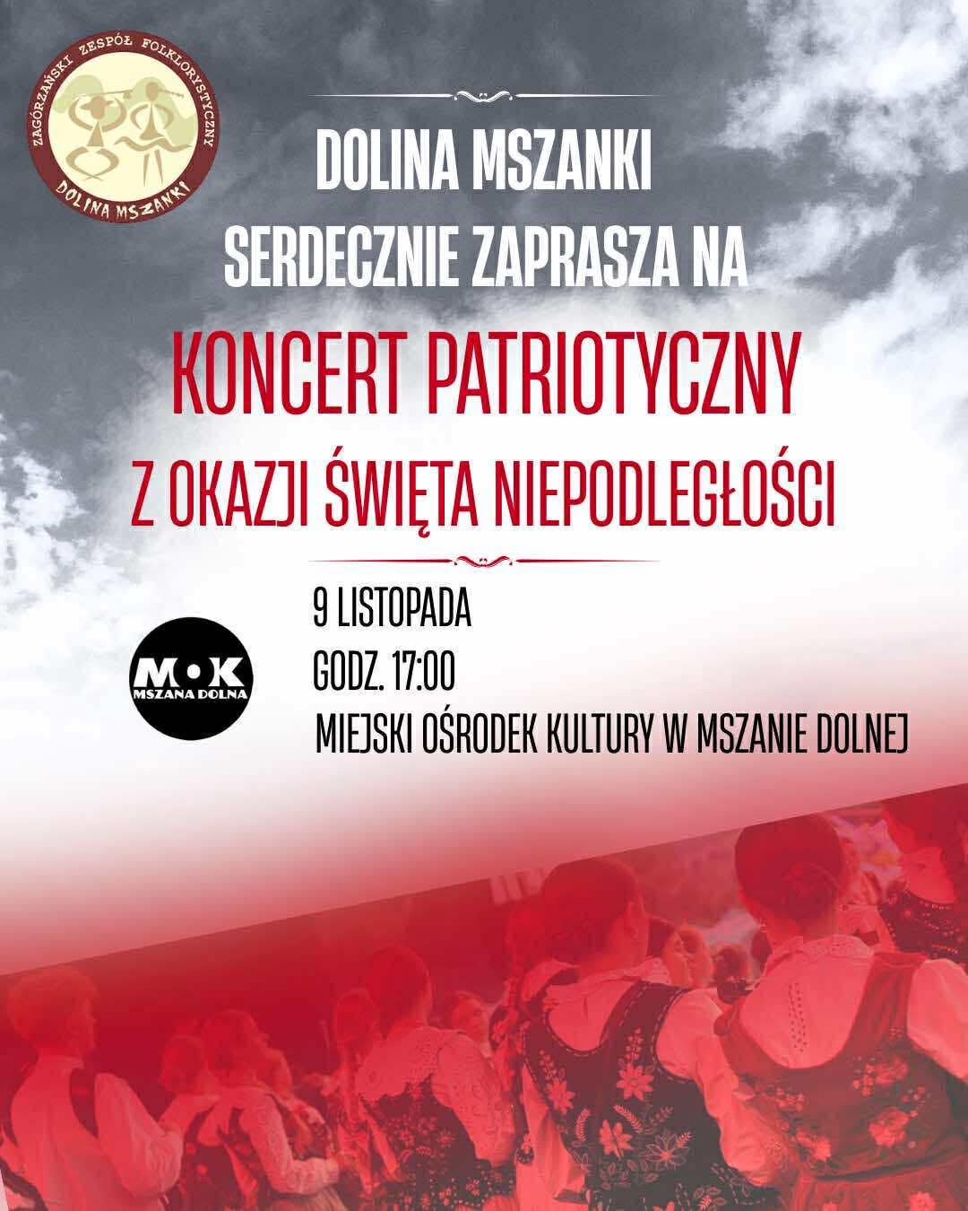 „Dolina Mszanki” zaprasza na koncert patriotyczny