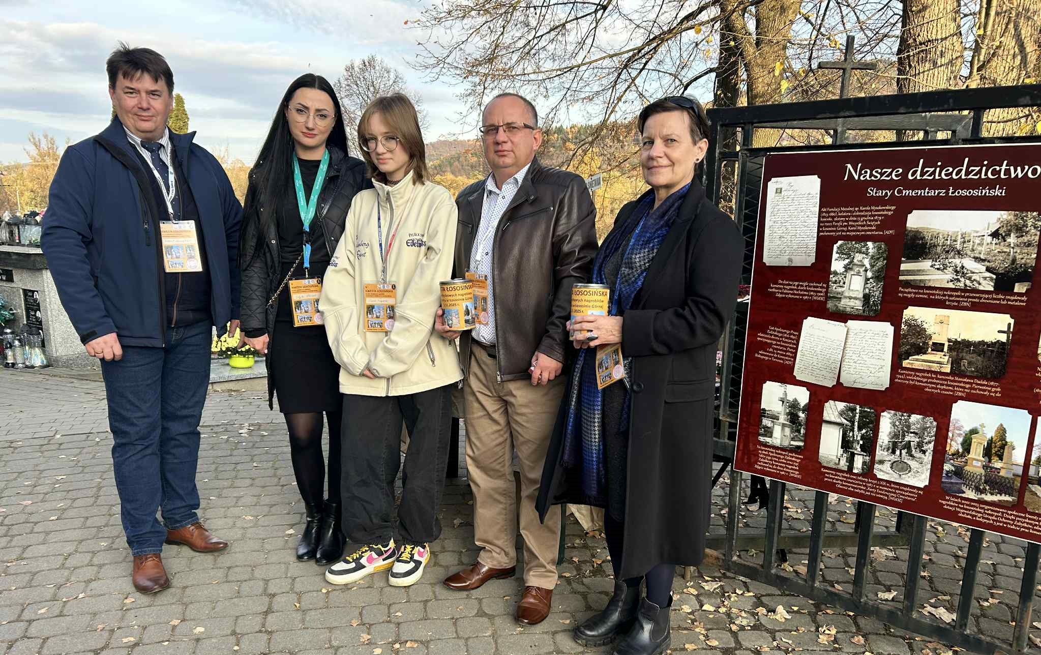 To była już 5. kwesta na rzecz zabytkowych nagrobków na cmentarzu w Łososinie Górnej