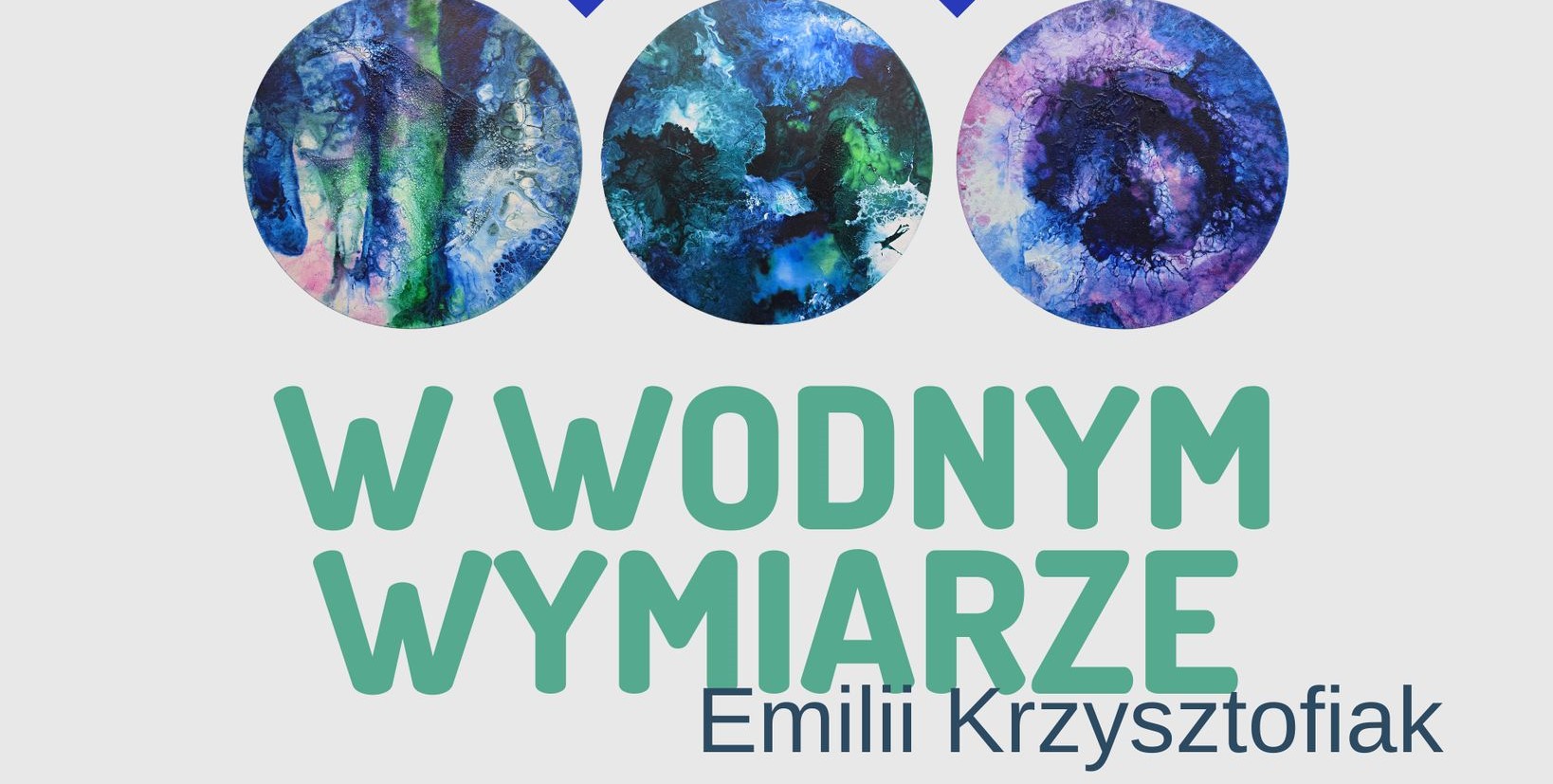 Zaproszenie na wernisaż wystawy malarstwa Emilii Krzysztofiak