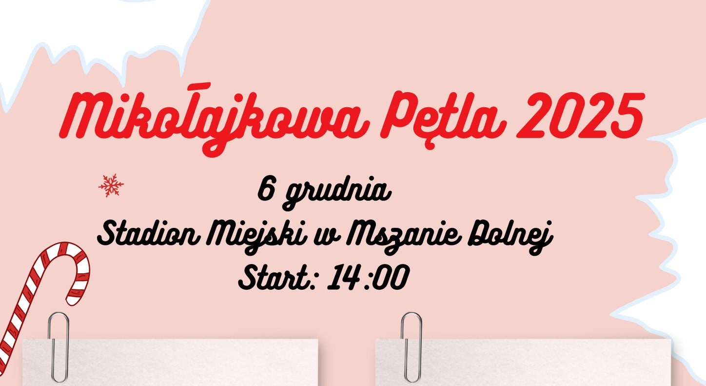 Mikołajki na sportowo. Zaproszenie na stadion w Mszanie Dolnej