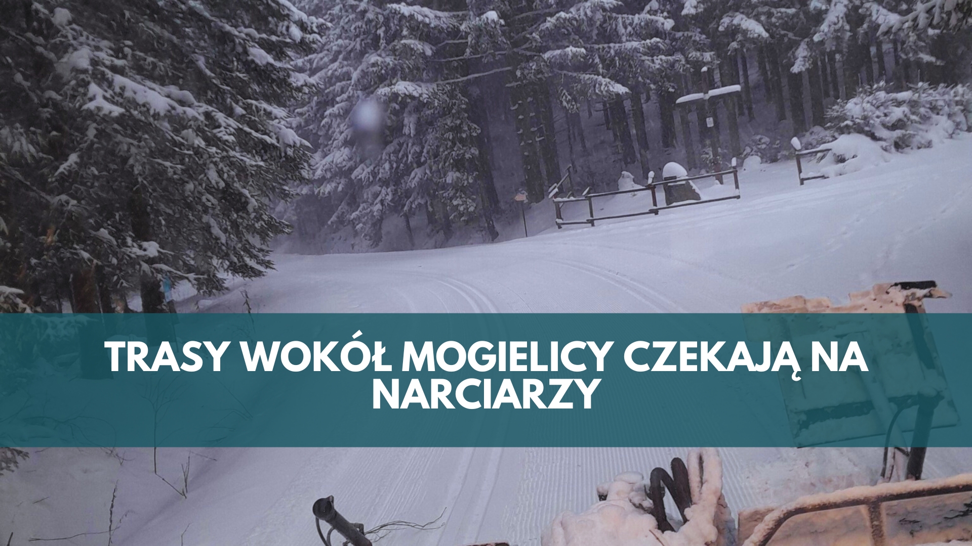 Idealne warunki na biegówki. Trasy wokół Mogielicy czekają na narciarzy