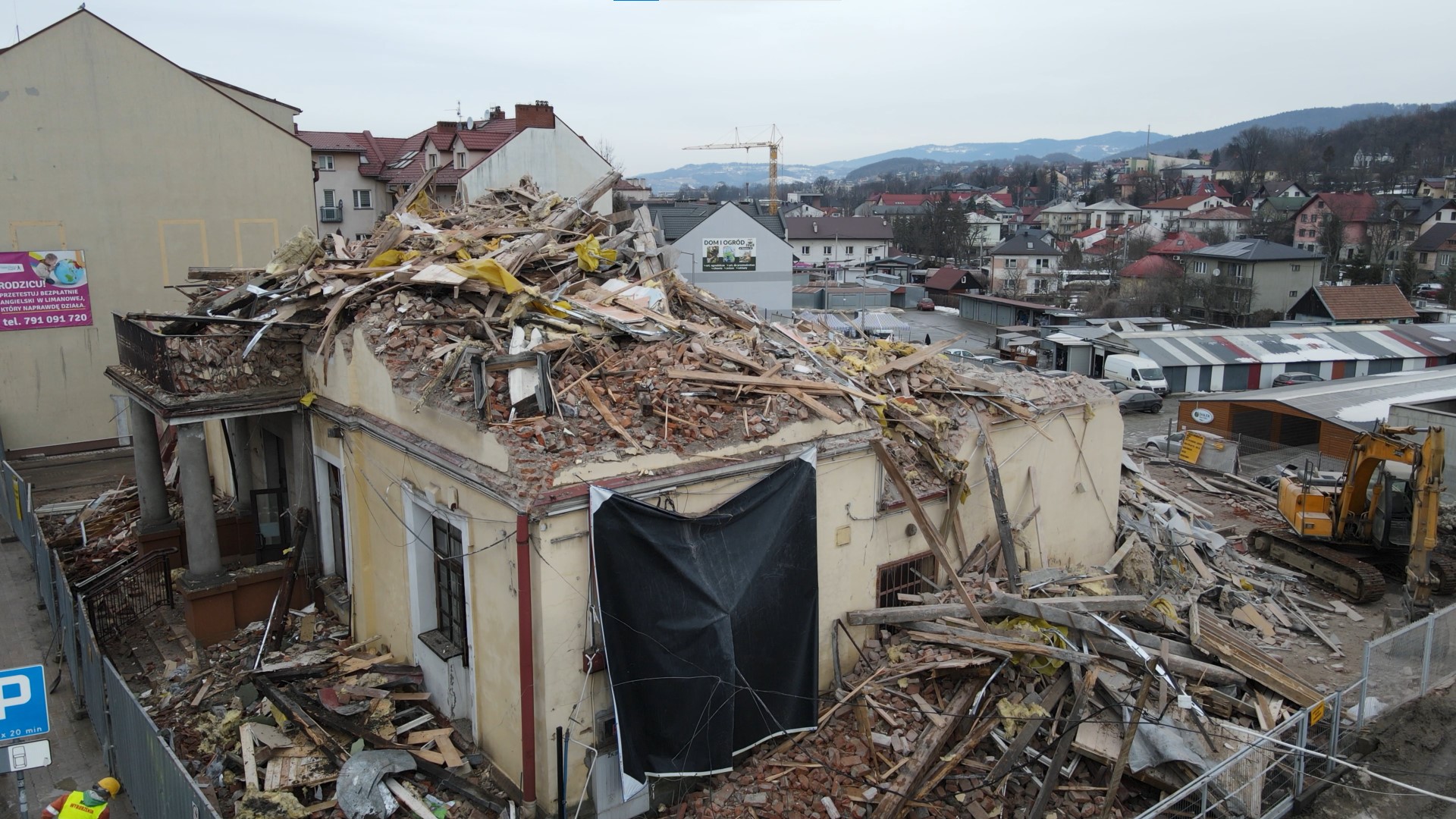Ostatnie chwile przedwojennego budynku. Pałacyk Pod Pszczółką to już historia