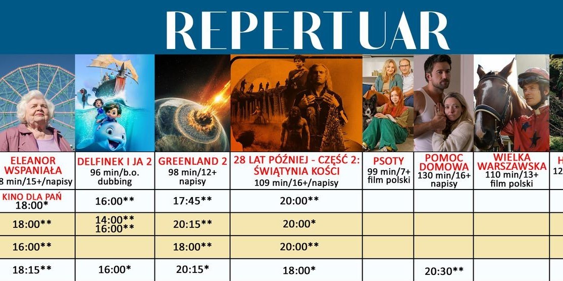 Druga połowa stycznia w limanowskim kinie „Klaps”