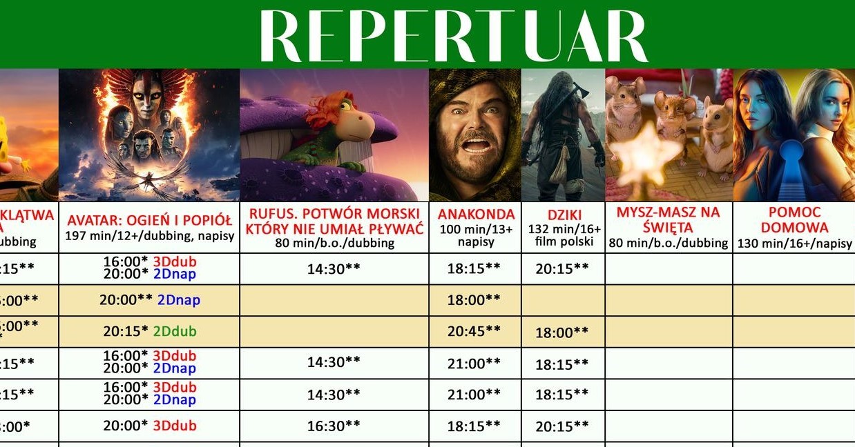 Początek roku w kinie „Klaps”