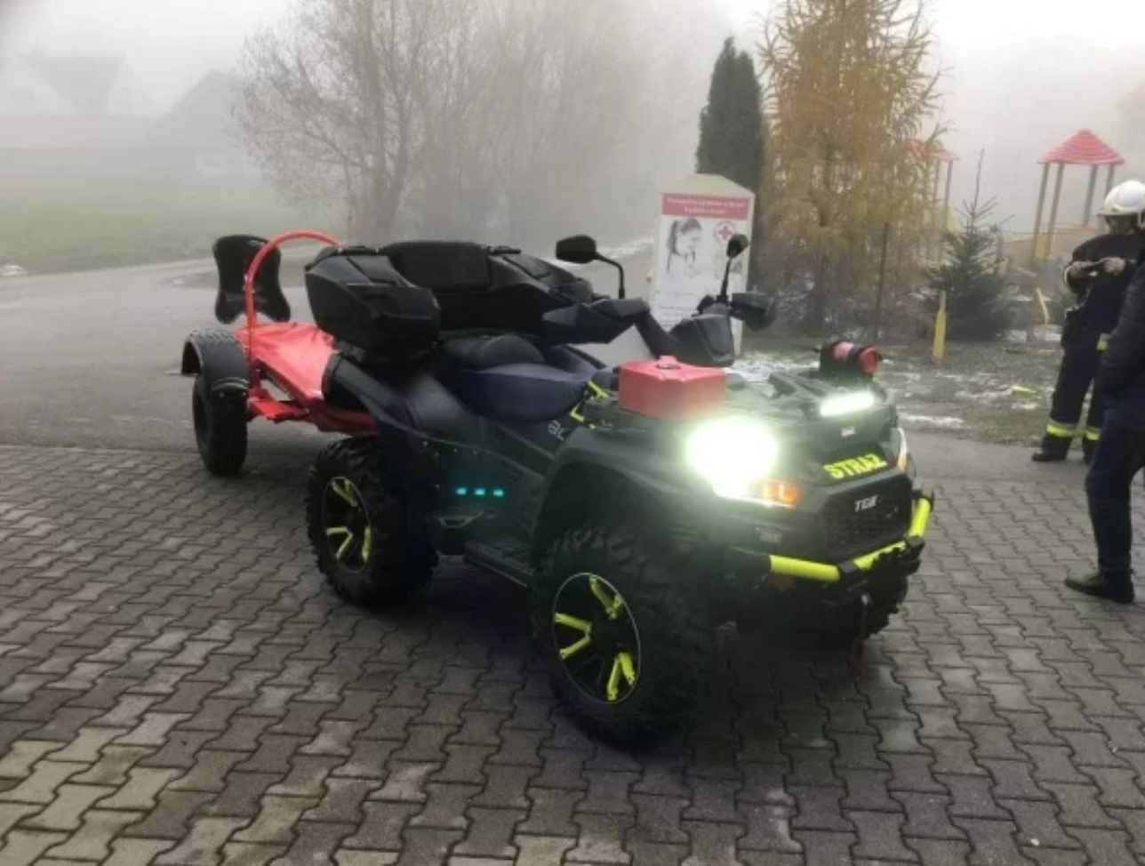 Akcja poszukiwawcza na pograniczu Kasinki Małej i Kasiny Wielkiej