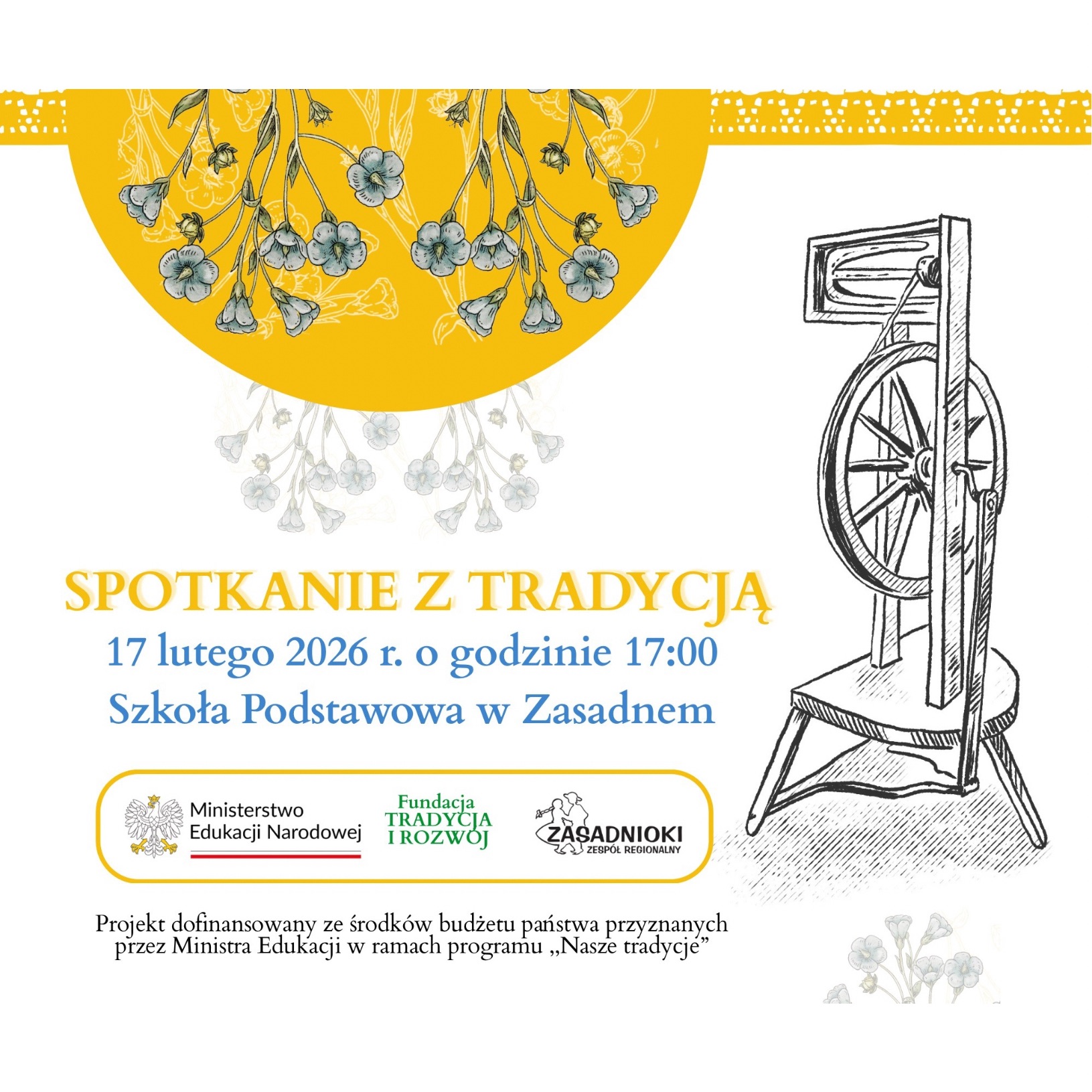 Zaproszenie na „Spotkanie z tradycją” w Zasadnem