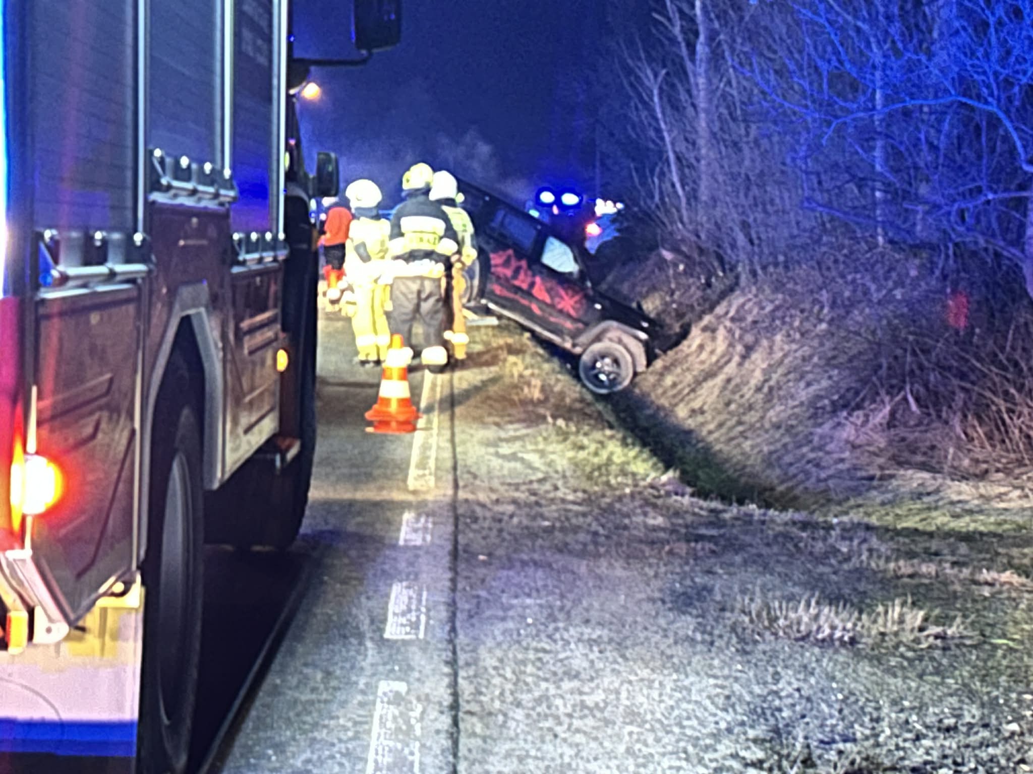 Wypadek w Lubomierzu – interweniuje śmigłowiec LPR.