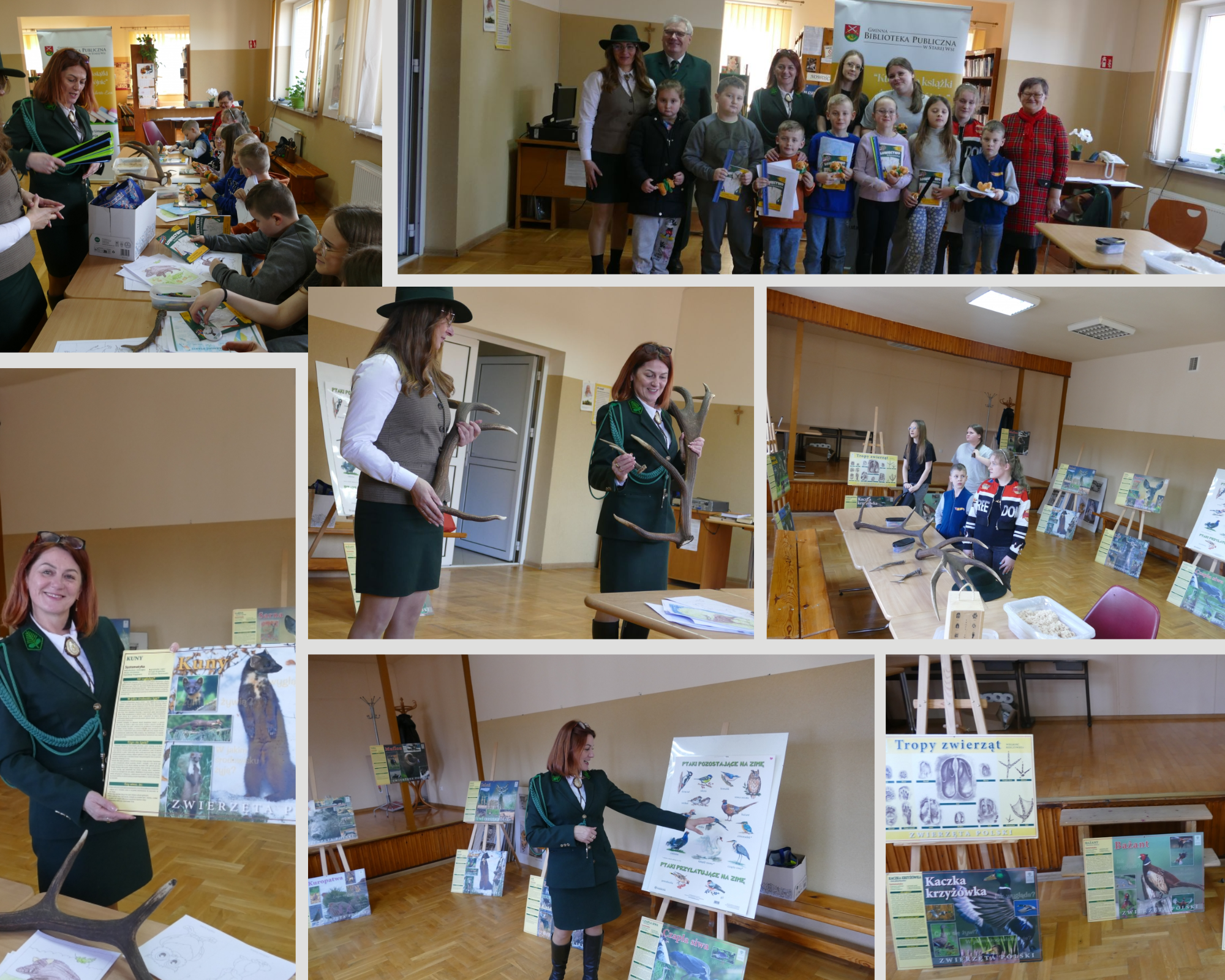 Ferie zimowe pełne inspiracji w Gminnej Bibliotece Publicznej w Starej Wsi i jej filiach