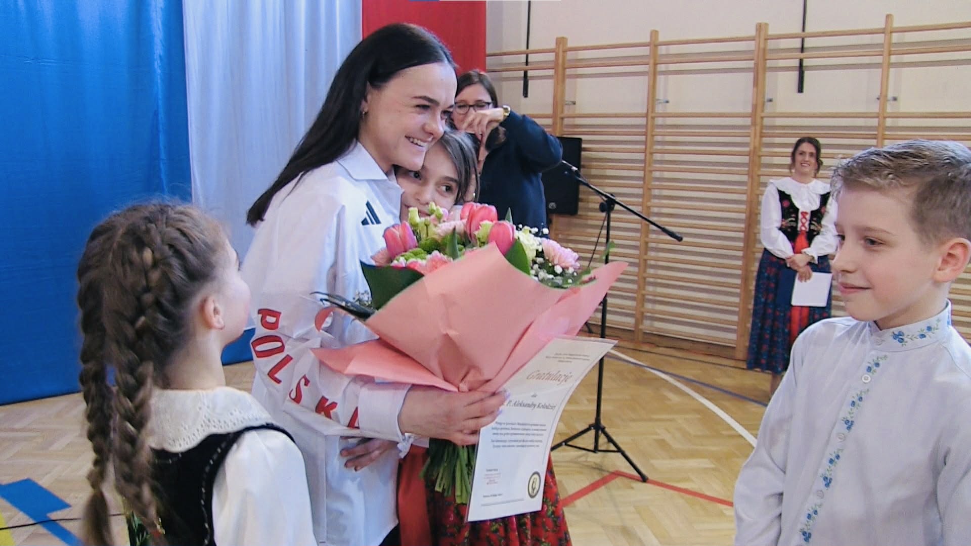 Łętowe. Olimpijskie powitanie Oli Kołodziej w jej rodzinnej miejscowości